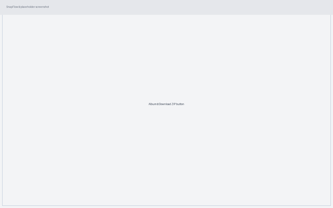 The album with the download button